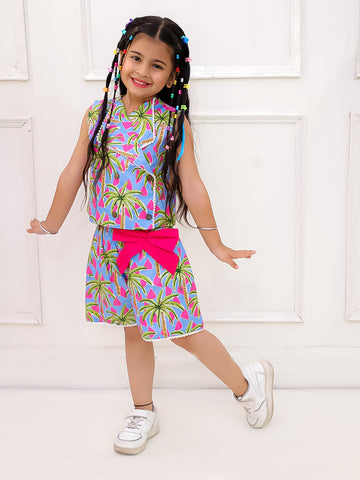 KID1 Coconut Cuties Shorts Set Blue