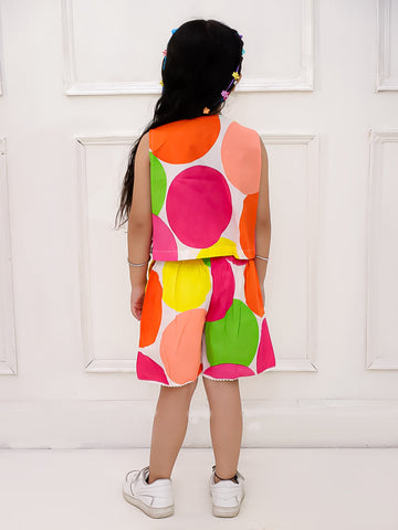 KID1 Polka Masti Shorts Set Multi