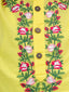 Kid One Cotton Floral Embroidered Kurta With Dhoti Set For Boys Yellow