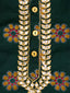 Kid One Infant Mirror Work Cotton Embroidered Kurta With Dhoti For Boys Green