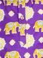 Kid One Elephant Print Kurta Dhoti Set For Boys Purple