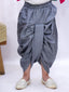 Kid One Sitara Printed Kurta Dhoti Set For Boys Grey