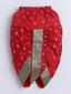 Kid One Jacquard Jacket Dhoti Set For Boys Red
