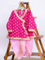 Kid One Pure Cotton Anghrakha Kurta Dhoti Sets For Boys Pink
