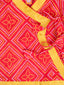 Kid One Pure Cotton Anghrakha Kurta Dhoti Sets For Boys Red