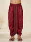 Kid One Festive Embroidered Kurta Dhoti Set For Boys Wine