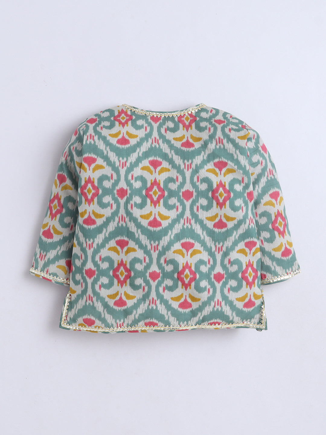 Kid One Infants Printed Kurta Dhoti Set For Boys Green