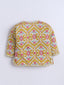 Kid One Infants Printed Kurta Dhoti Set For Boys Yellow