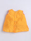 Kid One Angarakha Kurti With Leheriya Dhoti Set For Girls Yellow