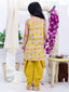Kid One Cotton Kurti With Dhoti Set For Girls Yellow