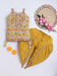 Kid One Infants Cotton Kurti With Dhoti Set For Girls Yellow