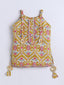 Kid One Infants Cotton Kurti With Dhoti Set For Girls Yellow