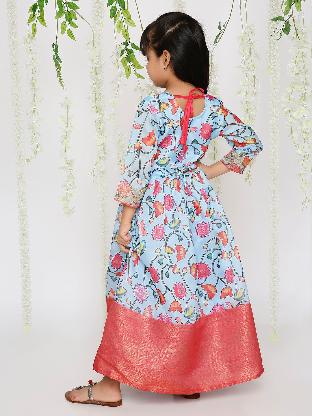 Kid One Pichwa Long gown For Girls Blue