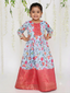 Kid One Pichwa Long gown For Girls Blue