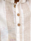 Kid One Full Hand Stripes Cotton Short Kurta For Boys Beige