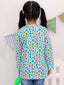 Cotton Polka Dot Printed Unisex Kurta - Blue