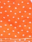 Kid One Pure Cotton Printed Skirt Top For Girls Orange
