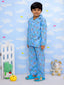 Kid One Ocean Dream Night Wear For Boys Blue