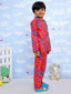 Kid One Ocean Dream Night Wear For Boys Red