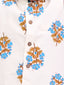 Kid One Floral Printed Kurti Salwar And Dupatta Set With Printed Kurta Pyjama And Jacket Set - Blue