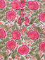 Kid One Infants Phool Bahar Pure Cotton Kurta Pajama With Jacket Set For Boys Pink