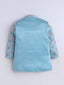 Kid One Embroidered Kurta Pyjama Set For Boys Peach