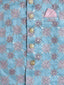 Kid One Embroidered Kurta Pyjama Set For Boys Peach