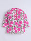 Kid One Floral Print Kurta Pyjama Set For Boys Pink