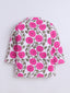 Kid One Floral Print Kurta Pyjama Set For Boys Pink