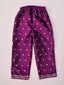 Kid One Chanda Buti Anarkali Pant With Dupatta For Girls Purple