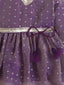 Kid One Woven Full Sleeves Flared Kurti Sharara With Dupatta Set For Girls Purple