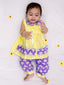 Kid One Sunshine Infants Top With Salwar Set For Girls Yellow