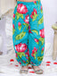 Kid One Floral Peplum Top With Afgani Salwar Set For Girls Turquoise