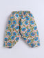 Kid One Infants Phool Bahar Pure Cotton Printed Kurti Salwar With Dupatta For Girls Blue
