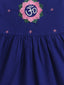 Kid One Infants Om Embroidered Kurti With Salwar Set For Girls Blue