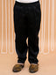 Kid One Embroidered Sherwani Kurta Pajama Set Black For Boys