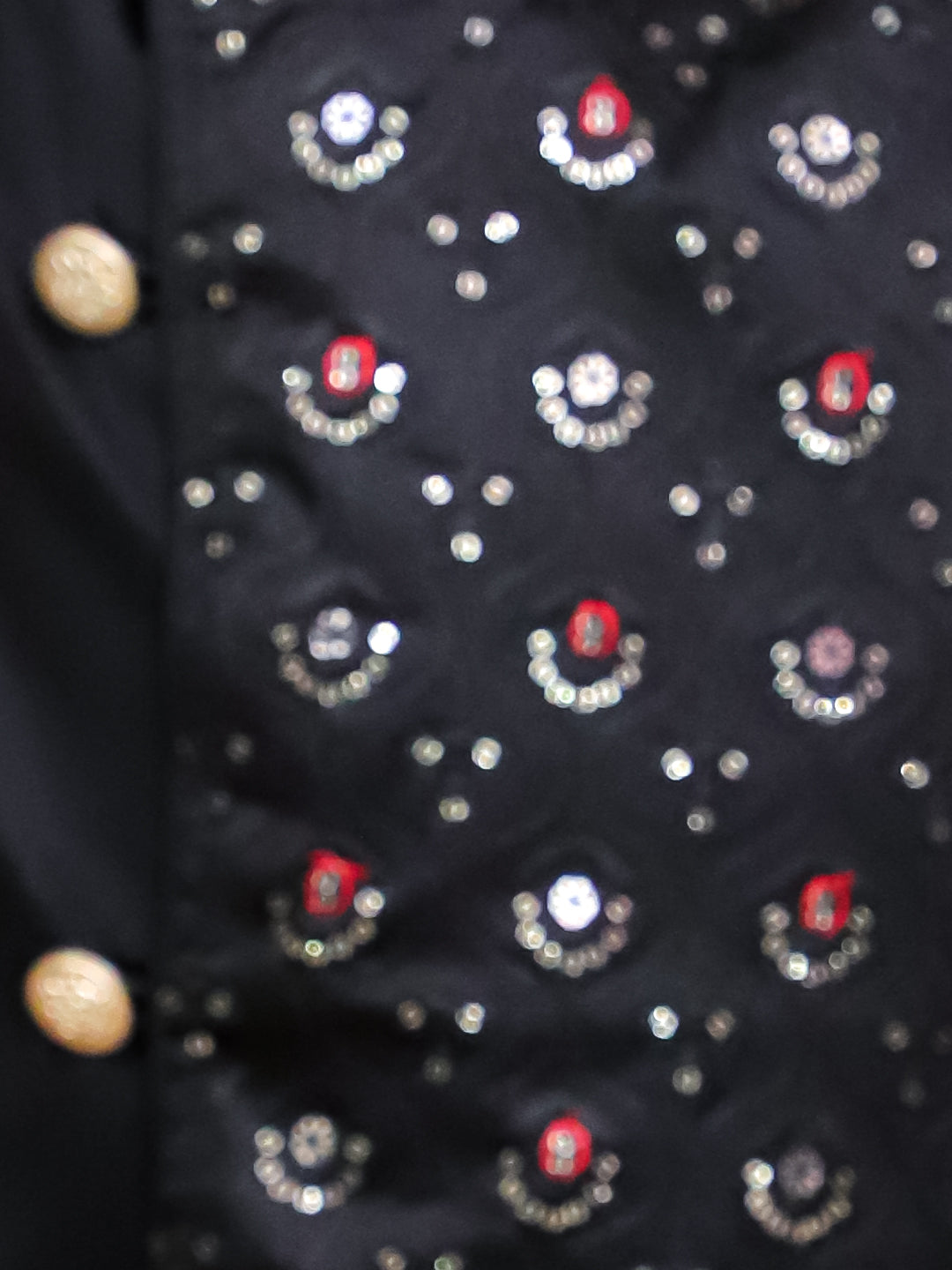 Kid One Embroidered Sherwani Kurta Pajama Set Black For Boys