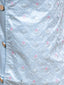 Kid One Embroidered Sherwani Kurta Pajama Set For Boys Blue